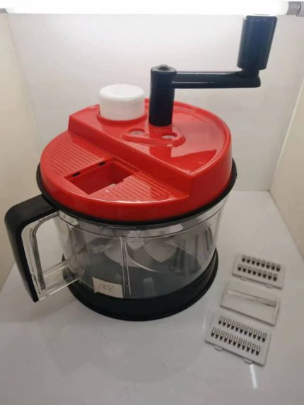 MULTIFUNCTIONAL MANUAL GRATER WITH ACCESSORIES