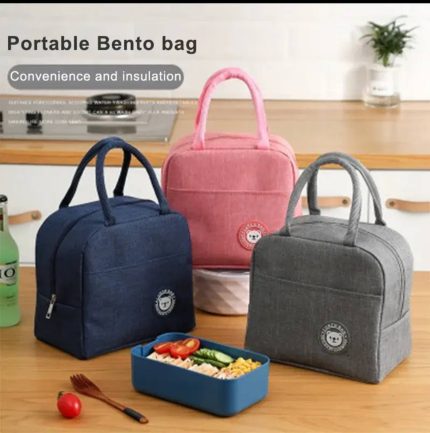 Portable Cooler Bag Ice Pack Lunch Box Insulation Package Insulated Thermal Food Picnic Bags Pouch For Women Kids Children Bag