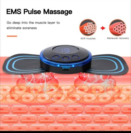 Rechargeable Neck Massager,Patch for EMS Neck Massager